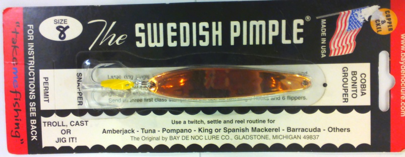 Блесна SWEDISH PIMPLE №8