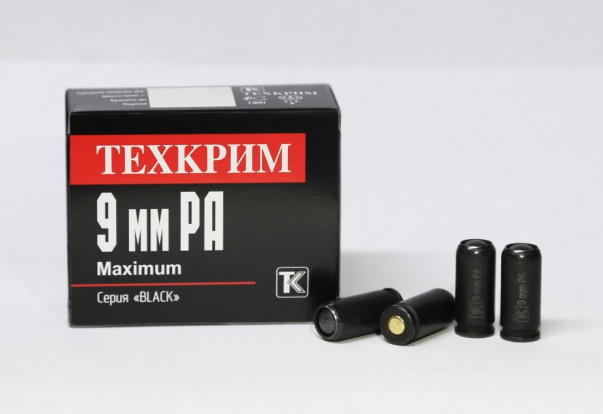 Патрон 9мм. РА Maximum Black