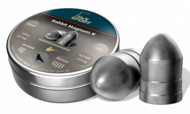 Пули пневматические H&N Rabbit Magnum II 4,5 мм 1,02 грамма (200 шт.)
