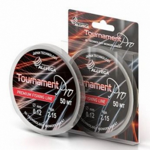 Леска моноф. ALLWEGA Tournament Pro Premium 50 m 