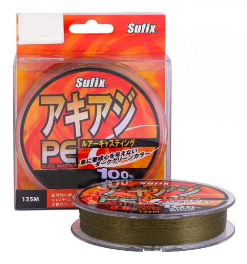 Шнур Sufix PE Glide 135m 0,12 0,23 0,27 mm 