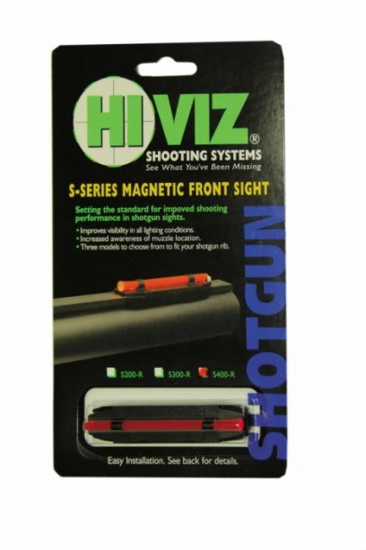HiViz мушка S400-R красная широкая 8,2-11,3мм.