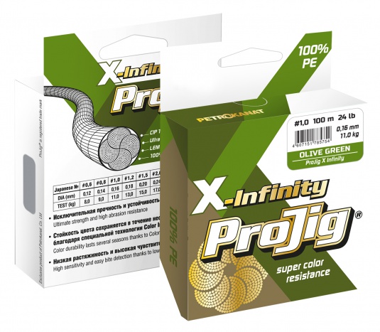 Шнур ProJig Infinity 100m