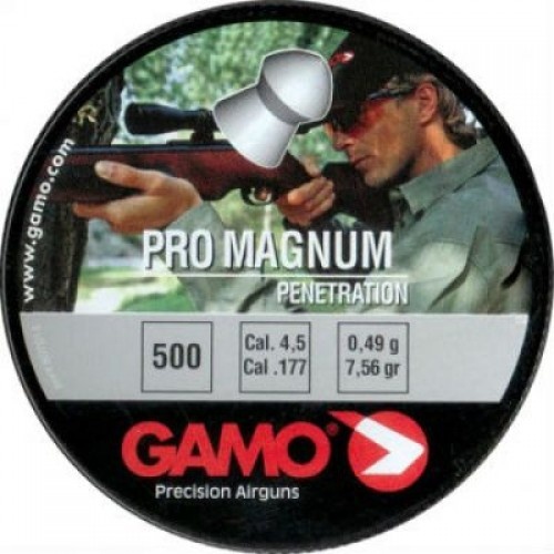 Пули для пневматики GAMO Pro Magnum 4,5 мм 0,49 грамма (500 шт.)