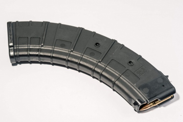 Маг-н Pufgun на ВПО-136/АКМ/Сайга 7,62×39 (с сухарём)40п чёрн.