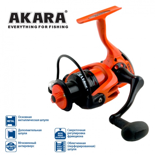 Катушка Akara Active AF 2000 4+1bb з.ш