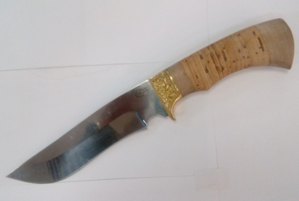 Нож ''Галеон'' ст. 65×13 береста, литье