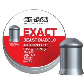 Пули для пневматики JSB Exact beast diabolo 1,05 грамма (250 шт.)