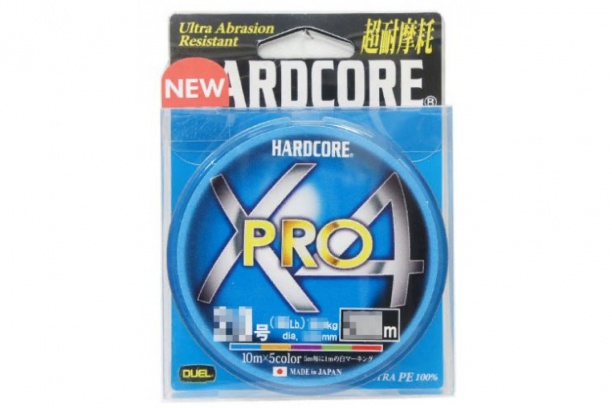 Шнур Duel PE Hardcore X4 PRO 5Color 200m