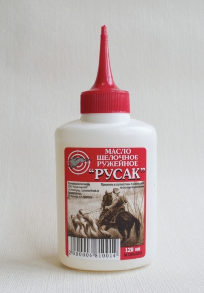 Масло оружейное щелочное ''Русак'' 120 мл.