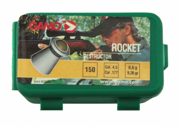 Пули для пневматики GAMO Rocket 4,5 мм 0,6 грамма (150 шт.)