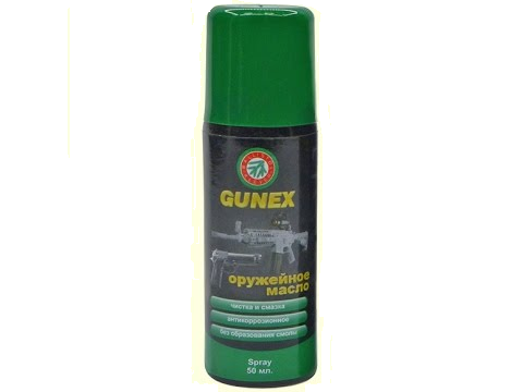 Оружейное масло Gunex 2000 spray 50 ml.