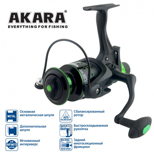 Катушка Akara Geden Carp FG3000 3+1bb з.ш