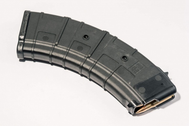 Маг-н Pufgun на ВПО-133/АКМ/Сайга МК/М (без сухаря) 7,62×39 30п чёрн.