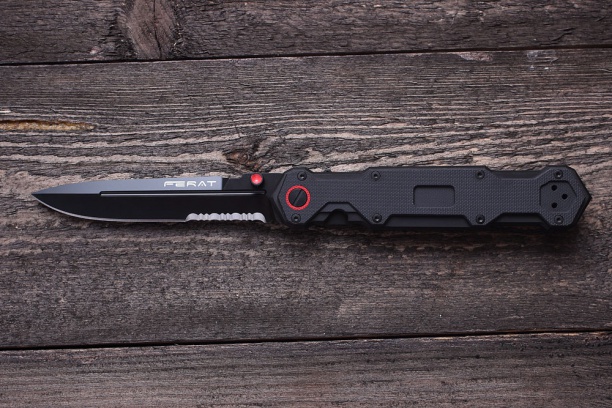 Нож Mr. Blade ''Ferat'' black serrated