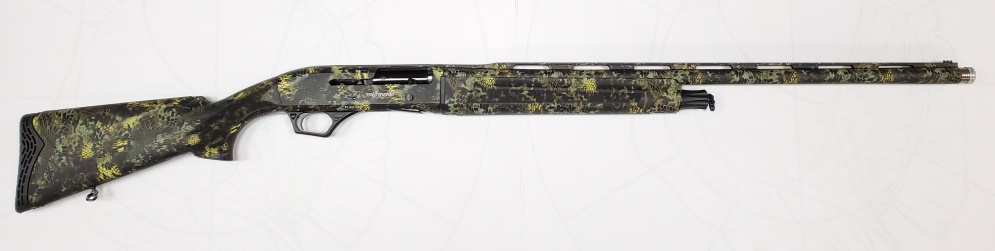 Ружьё Sibergun Momento Platinum Synthetic 12/76 плс. д.н. L710 ST жёлто-синий криптек