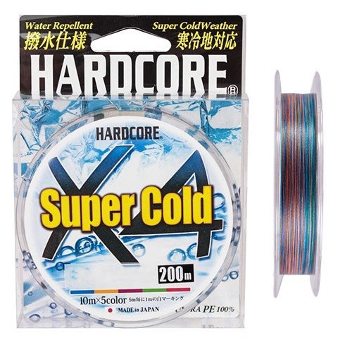 Шнур Duel PE Hardcore SUPER COLD X4 200m