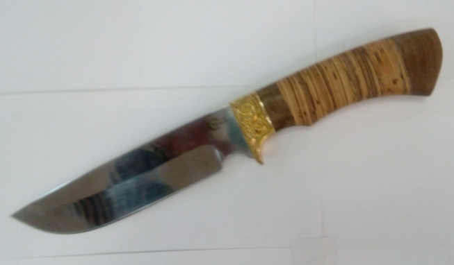 Нож ''Лорд'' ст.65×13 береста, литье