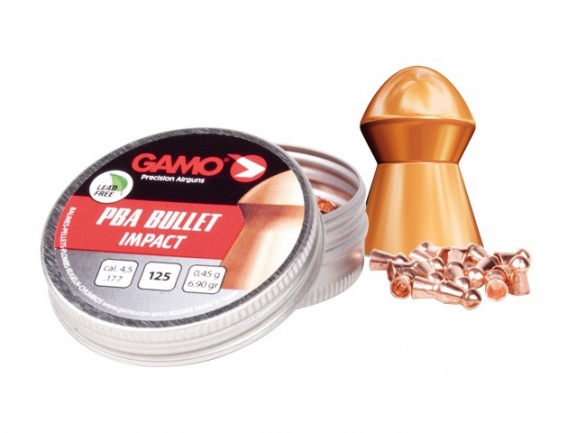 Пули для пневматики GAMO PBA Bullet 4,5 (125шт.)