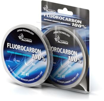 Леска моноф. ALLWEGA Fluorocarbon Hibrid 30m
