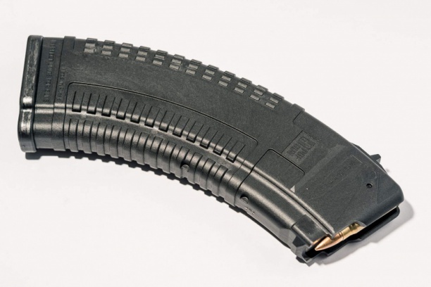 Маг-н Pufgun на ВПО-136/АКМ/Сайга 7,62×39G2 (с сухарём)30п чёрн.