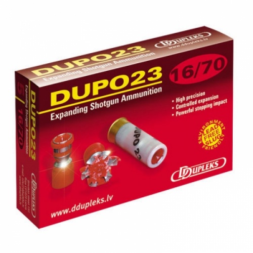 Патрон DDupleks c пулей Dupo 16/70 23гр.