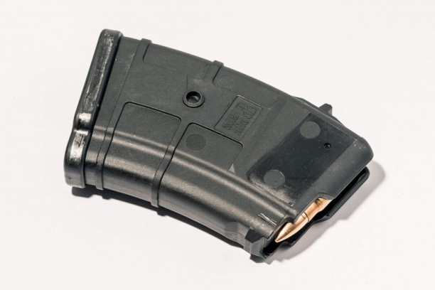 Маг-н Pufgun на ВПО-136/АКМ/Сайга 7,62×39 (с сухарём)10п чёрн.