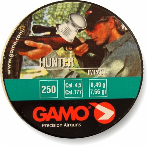 Пули пневматические GAMO Hunter 4,5 мм 0,49 грамма (250 шт.)