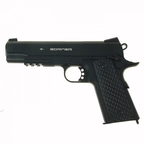 Пистолет пневм. BORNER KMB77 (blowback) 4,5 мм 