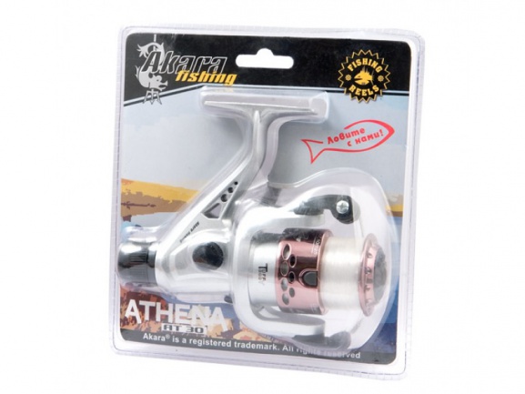 Катушка для рыбалки Akara Athena АТ 30 3bb с леской в блист.