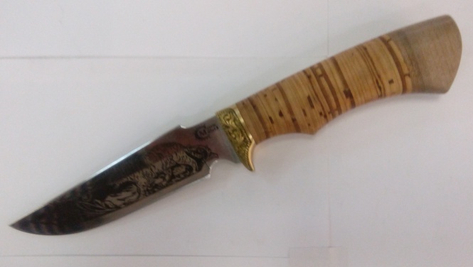 Нож ''Следопыт'' ст.65×13 бер. литье гравировка