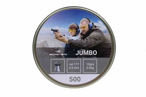 Пули Borner ''Jumbo'' (500 шт.) 0,65 гр.