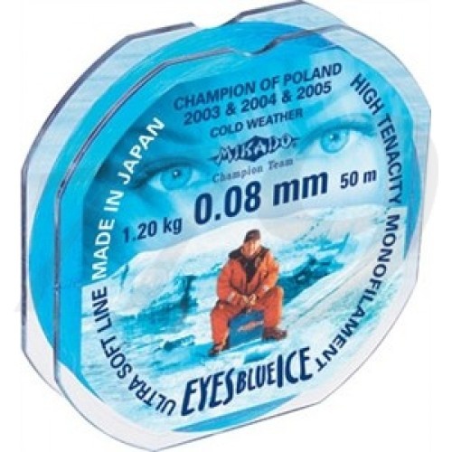 Леска Mikado Eyes Blue Ice 25 и 50 м