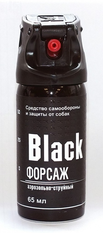 Баллон аэрозольно-струйный Black Форсаж 65 мл.