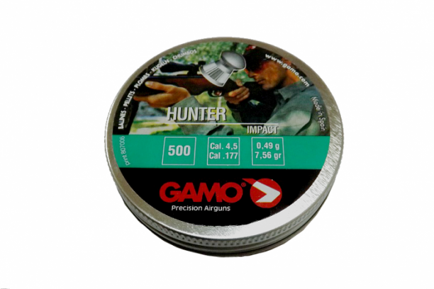 Пули пневматические GAMO Hunter 4,5 мм 0,49 грамма (500 шт.)